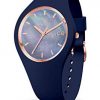 Montre Ice Watch Pearl Silicone Bleu (M)