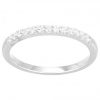 Bague Argent Rhodié Zirconium Alliance Griffe