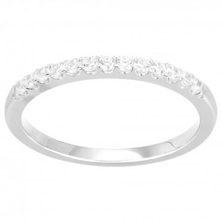 Bague Argent Rhodié Zirconium Alliance Griffe