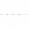 Bracelet Argent Rhodié Zirconium 3 Coeurs