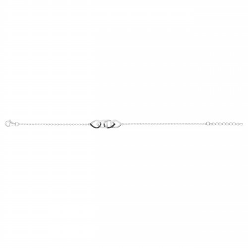 70300120.jpg Bracelet Argent Zirconium Noir et Blanc