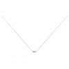 Collier Argent Rhodié Perle Naturelle
