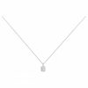 Collier Argent Rhodié Zirconium Princesse