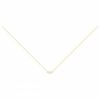 Collier Plaqué Or Trilogie Zirconium