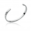 Jonc martelé argent -Nomade-